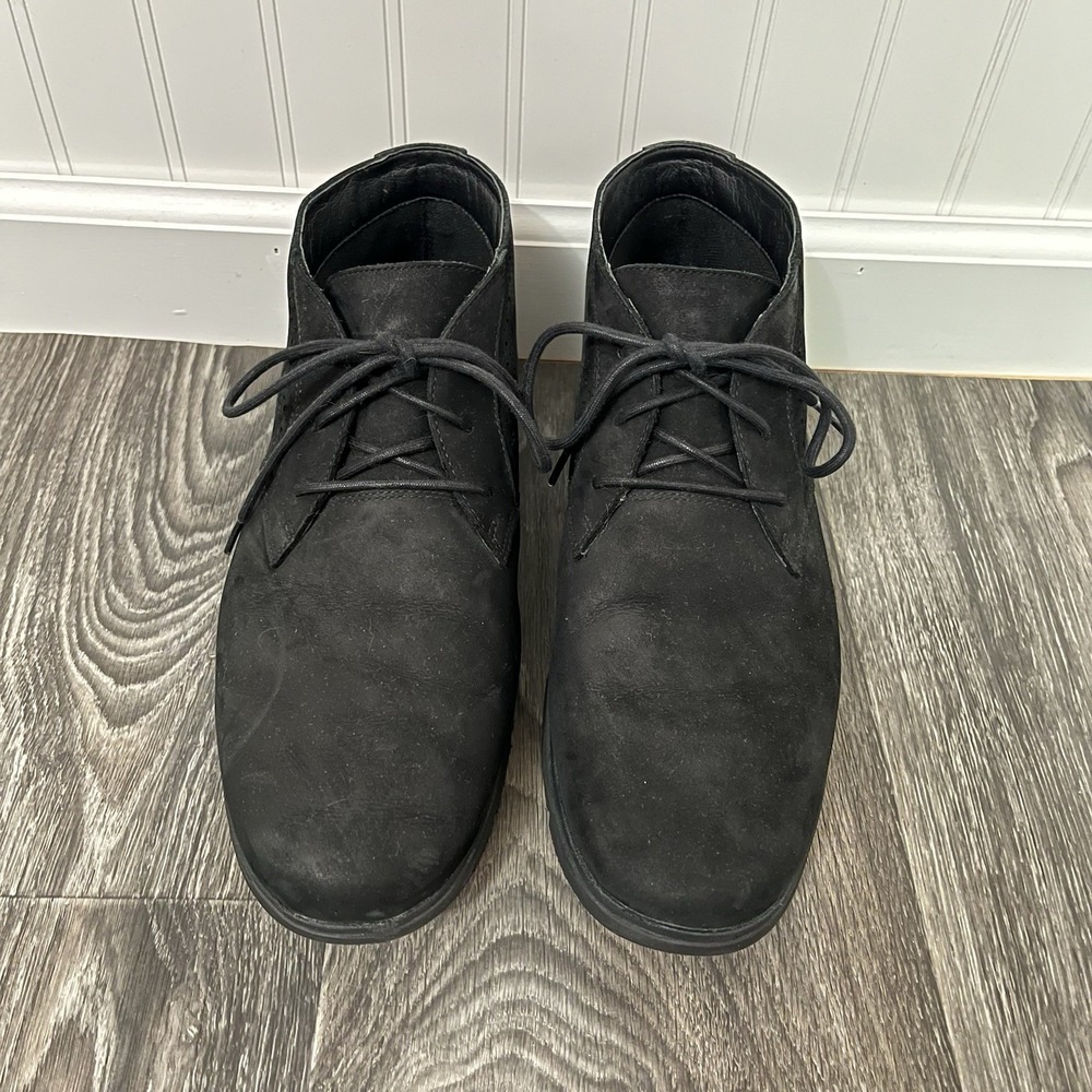 Timberland Men's Chukka Boots Suede Leather Lace Up Sensorflex Black Sz 11